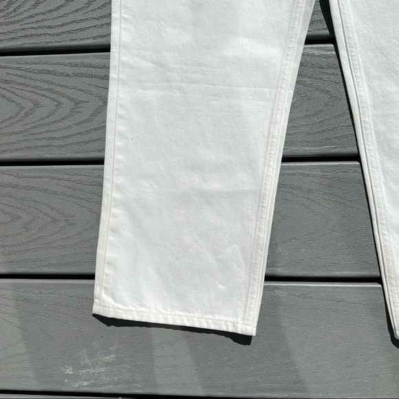 LOS ANGELES ATLIER & OTHER STORIES Paperbag Waist Ivory Color Full Leg Size 10 - Picture 2 of 11